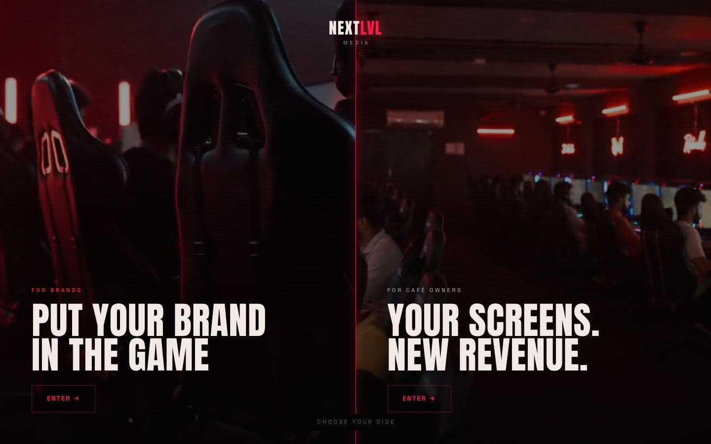 Next Lvl Media — main view